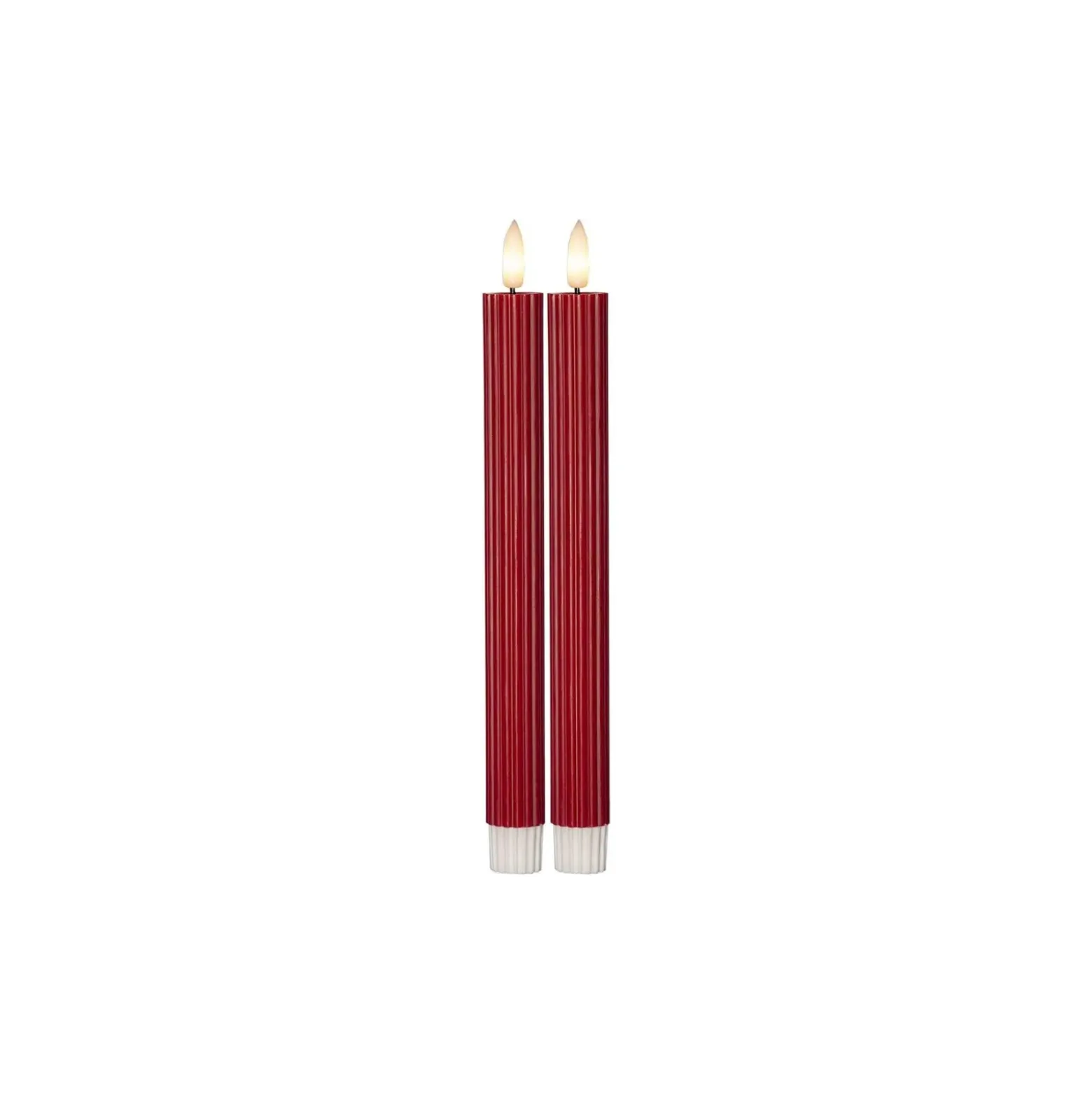 Antikljus LED 2-Pack Röd