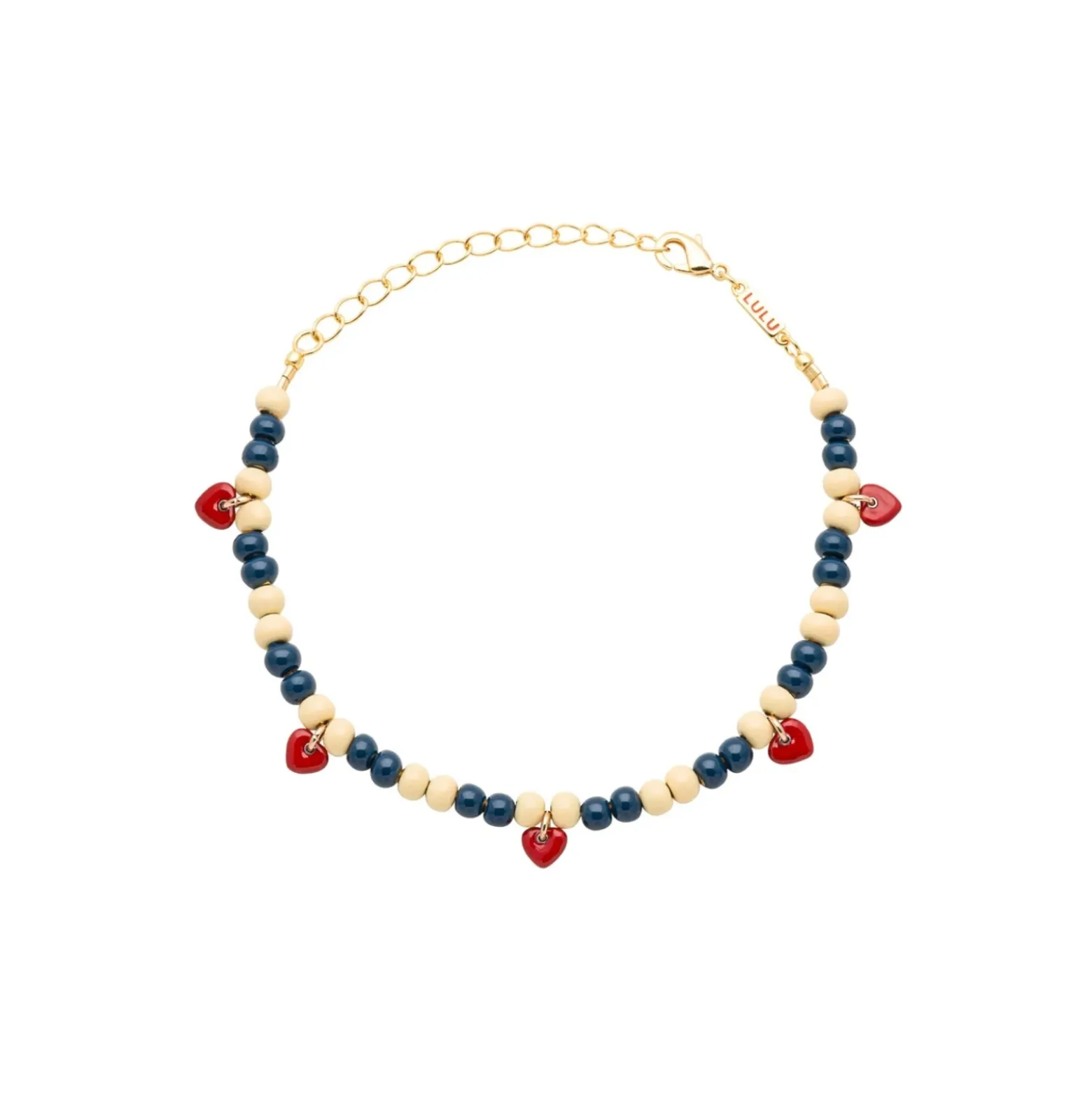 Armband Color ball heart multi
