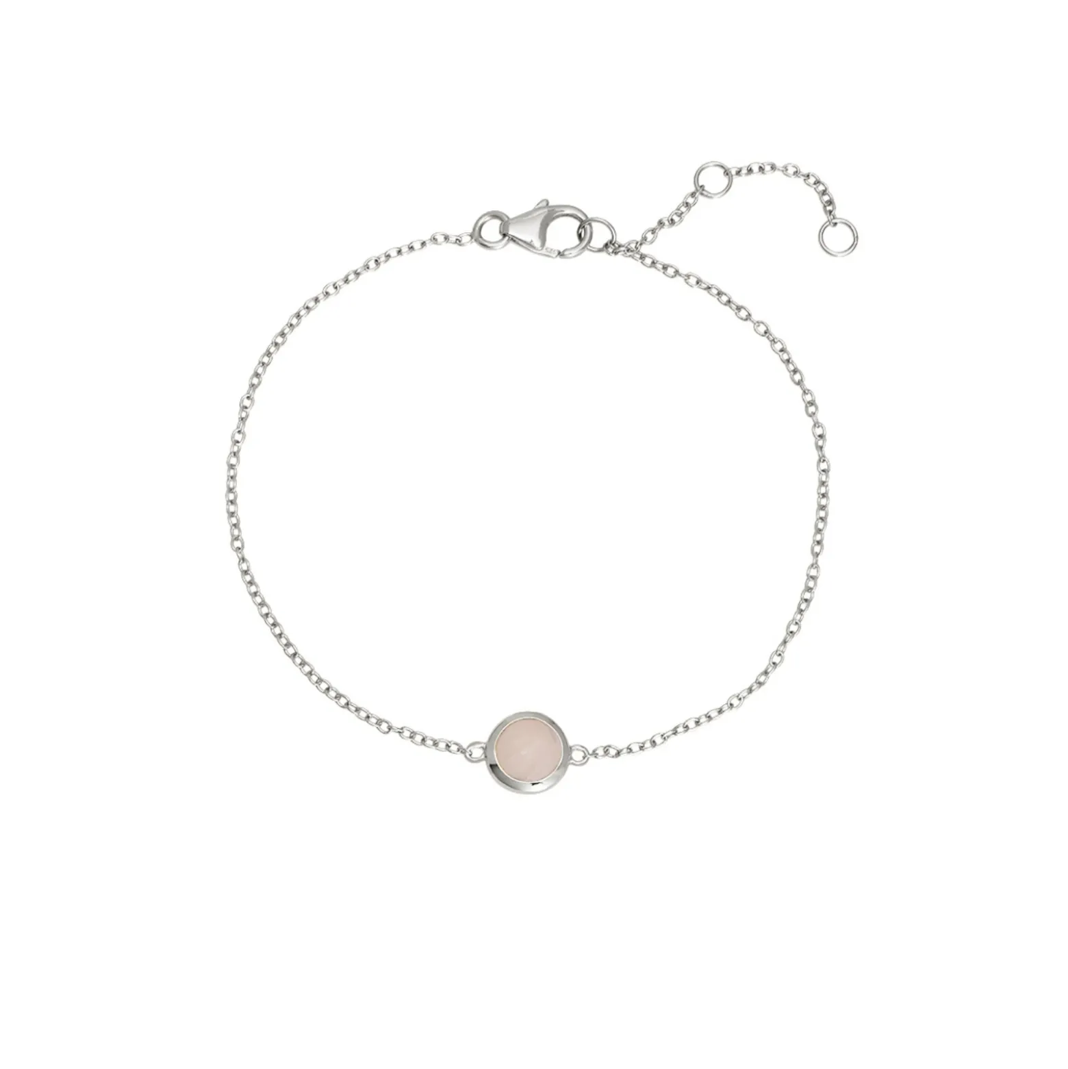 Armband Dear Silver Rosa