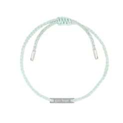 ARMBAND GIVE HOPE tråd/silver Mint