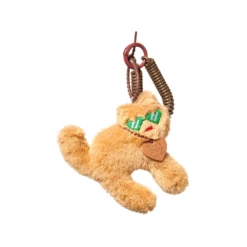 BAG CHARM Cool Cat Brown