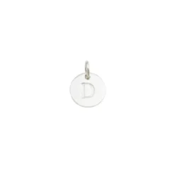 Berlock Mini Letter Silver D