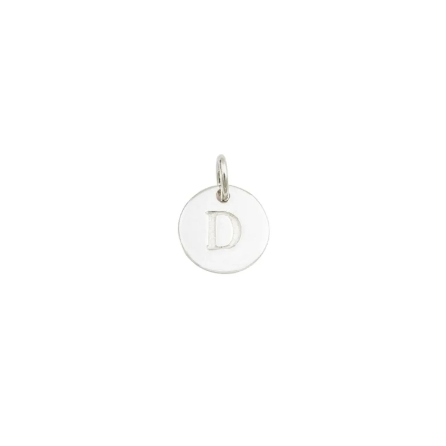 Berlock Mini Letter Silver D