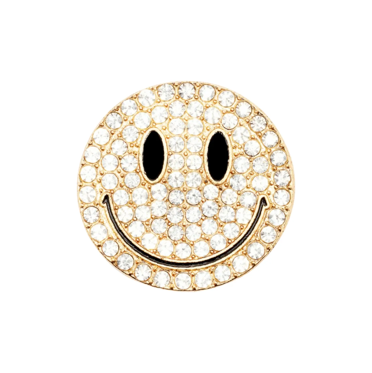 DRMZ Rhinestone Emoji Gold
