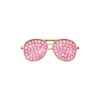 DRMZ Rhinestone Glasses Gold