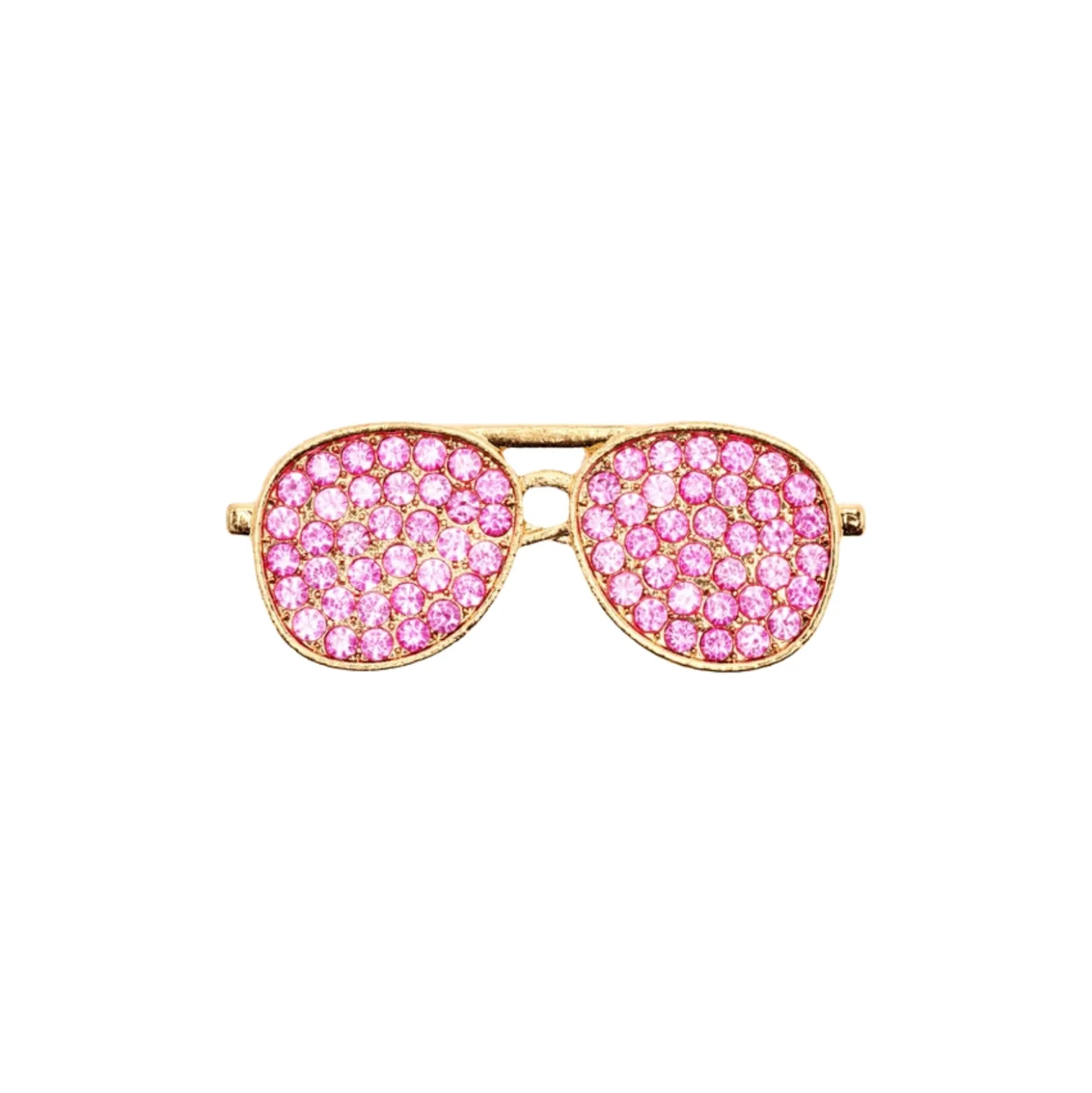 DRMZ Rhinestone Glasses Gold