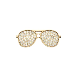 DRMZ Rhinestone Glasses Silver