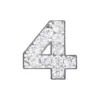 DRMZ 4 - Silver Rhinestone