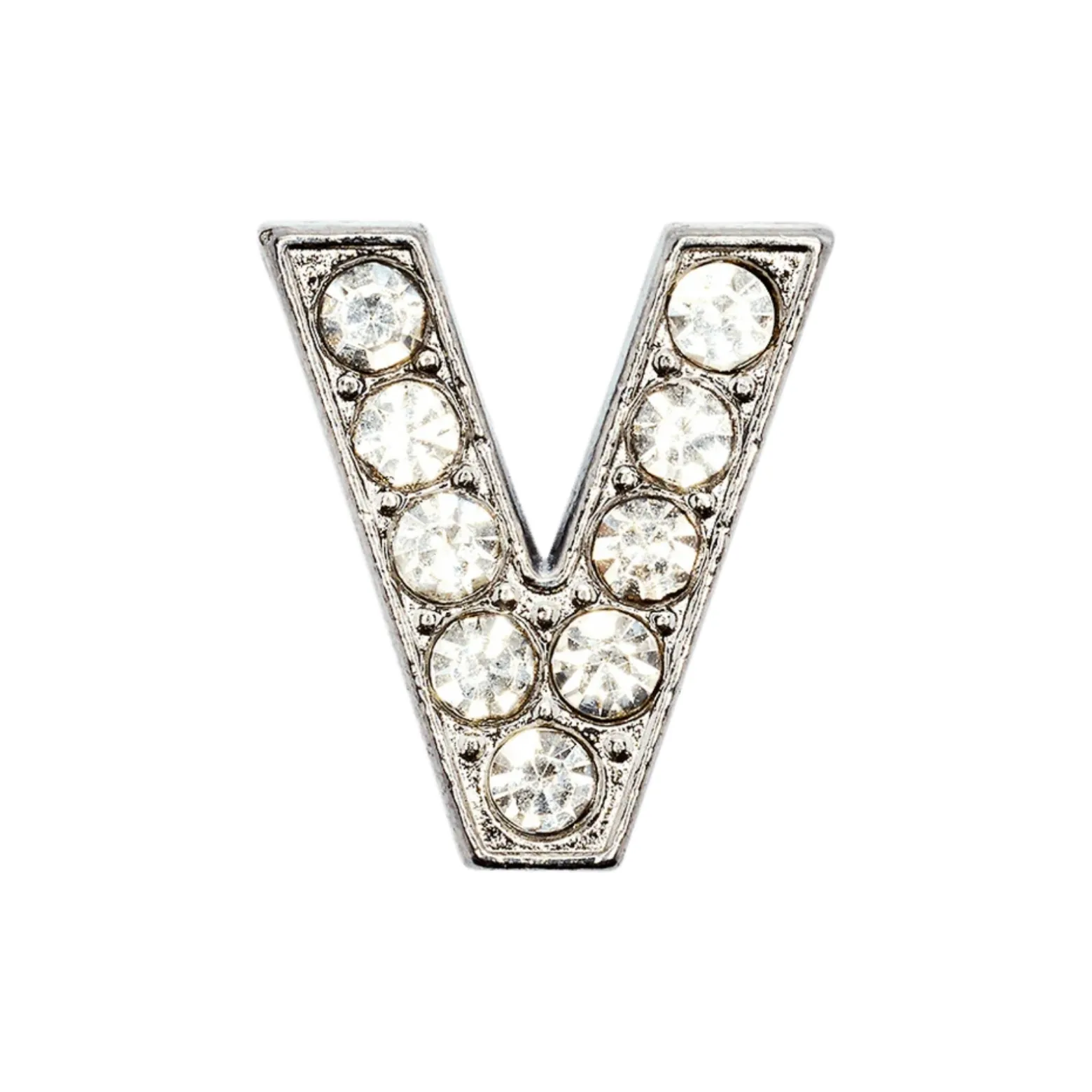 DRMZ V - Silver Rhinestone