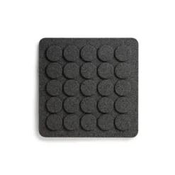 Grytunderlägg Dots kork svart