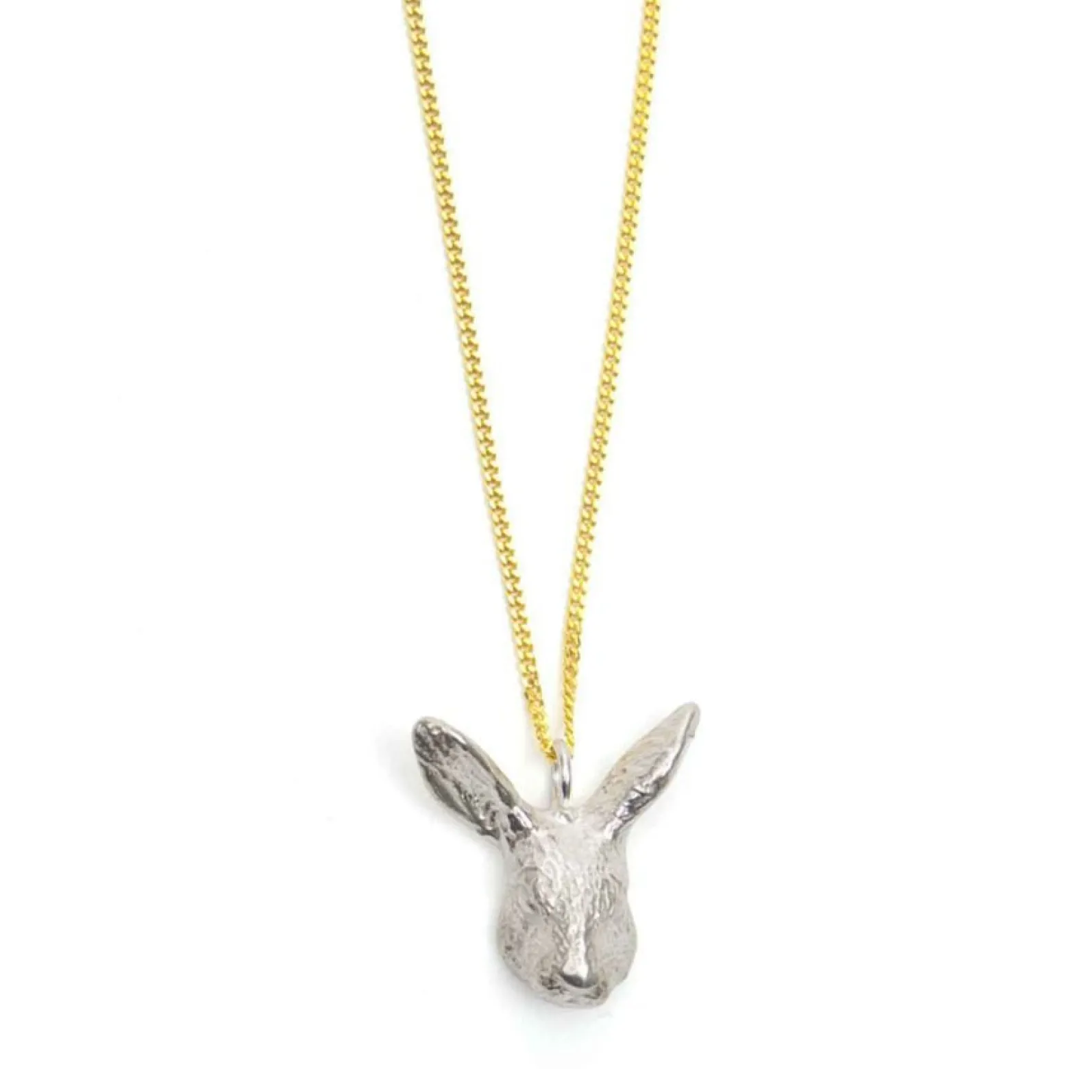 Halsband Kanin silver