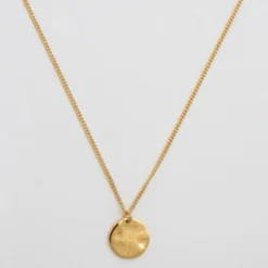 Halsband Minimalistica Hammered Guld