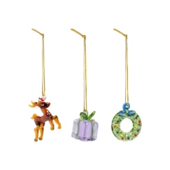 Julgransprydnad Merry #1 set of 3