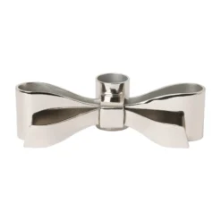 Ljusstake Bow låg Silver
