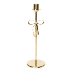 Ljusstake Bow L Guld