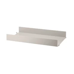 Metallhyllplan Hög 58x30 beige