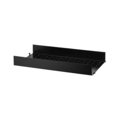 Metallhyllplan Hög 58x30 svart