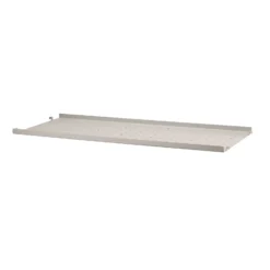 Metallhyllplan Låg 78x30 beige