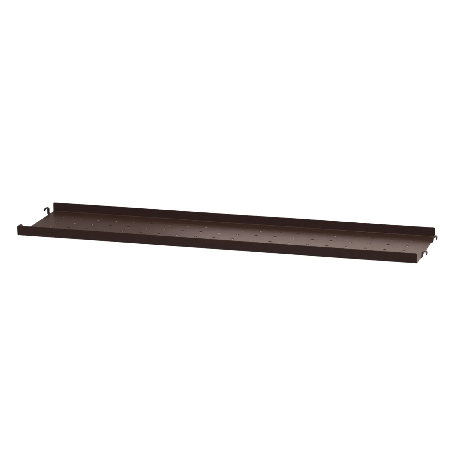 Metallhyllplan Låg 78x20 Mörkbrun