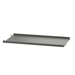 Metallhyllplan låg 58x30 Mörkgrå