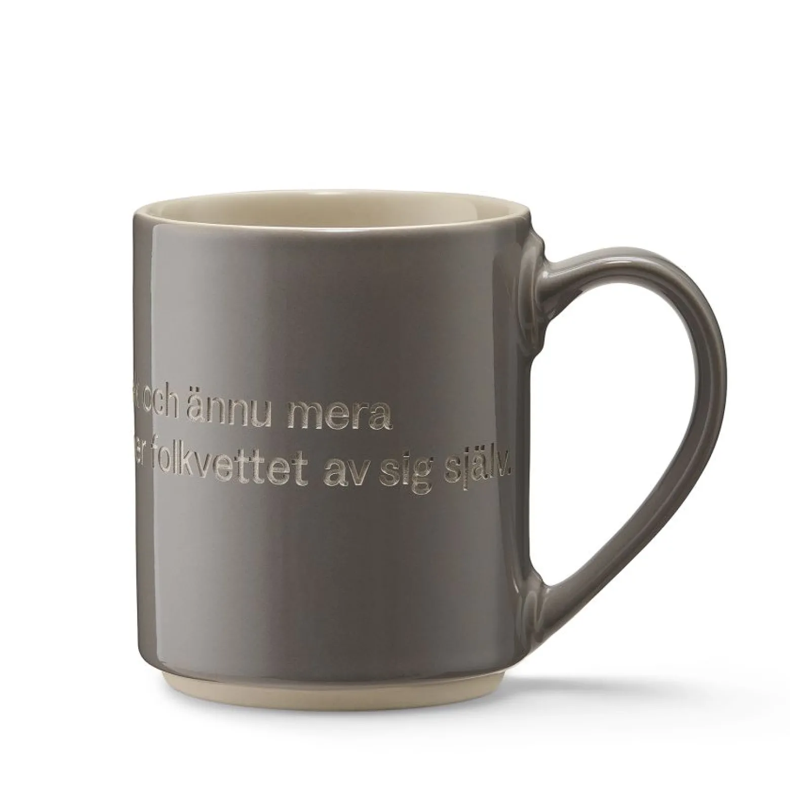 Mugg Astrid Kärlek grå
