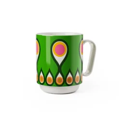 Mugg Birds 1967 Nr.2 Grön