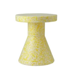 Pall / Sidebord Bit Cone Gul