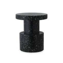 Pall / Sidebord Bit Svart