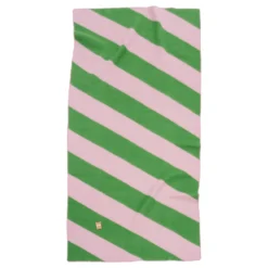 Pläd Minola 130x260 Rosa /Grön