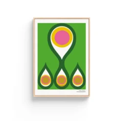 Poster Bird´s 1967 - no.2 Grön