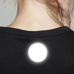 Reflekterande pin stor silver