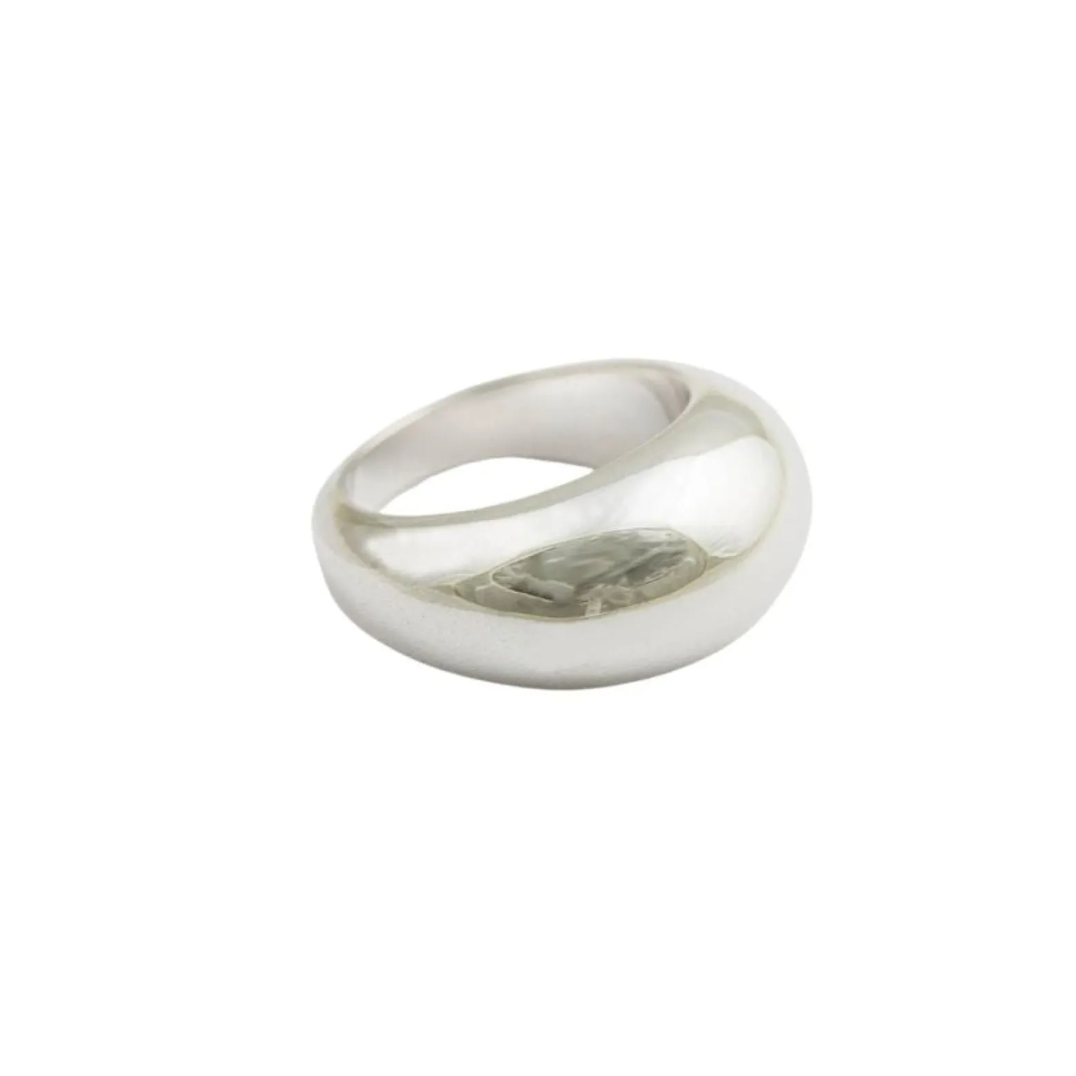 Ring Bolded Big Silver