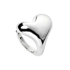 Ring Bolded Heart Silver