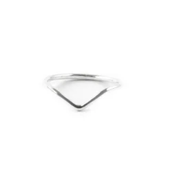 Ring Chevron silver 18 mm