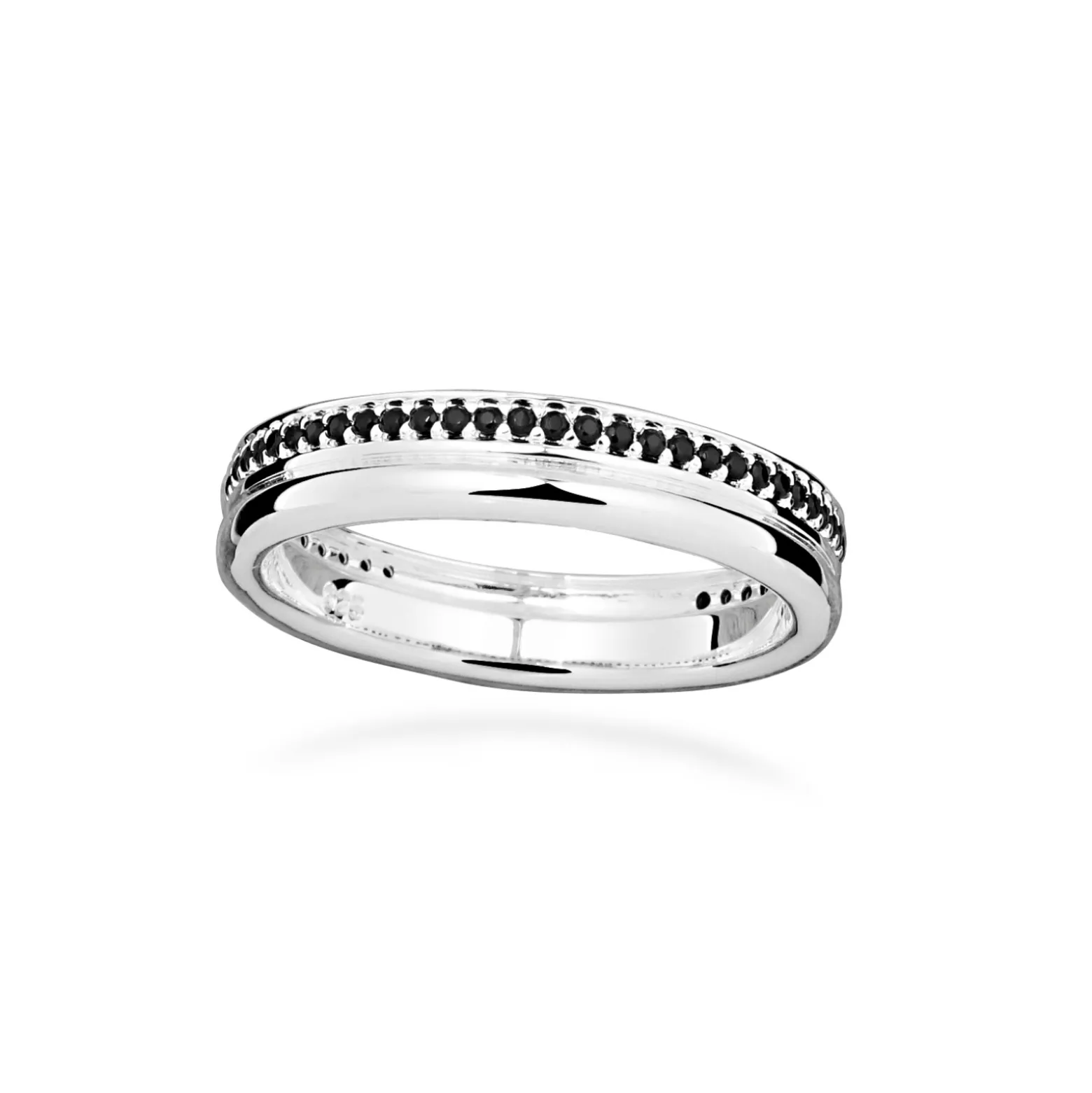 Ring Nano Silver/svart