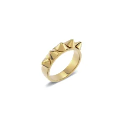 Ring Peak Single Guld
