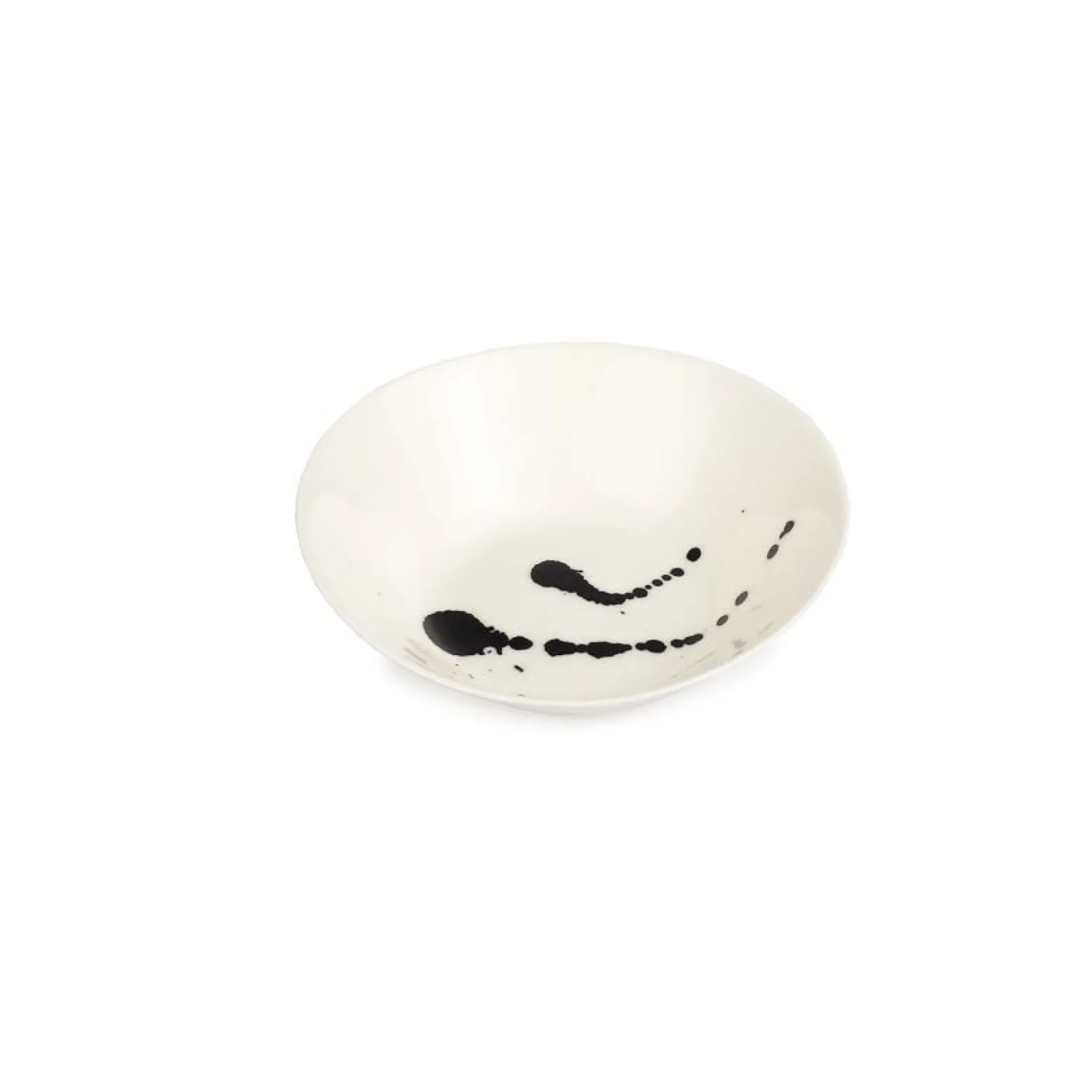 Skål porslin M Splash blank
