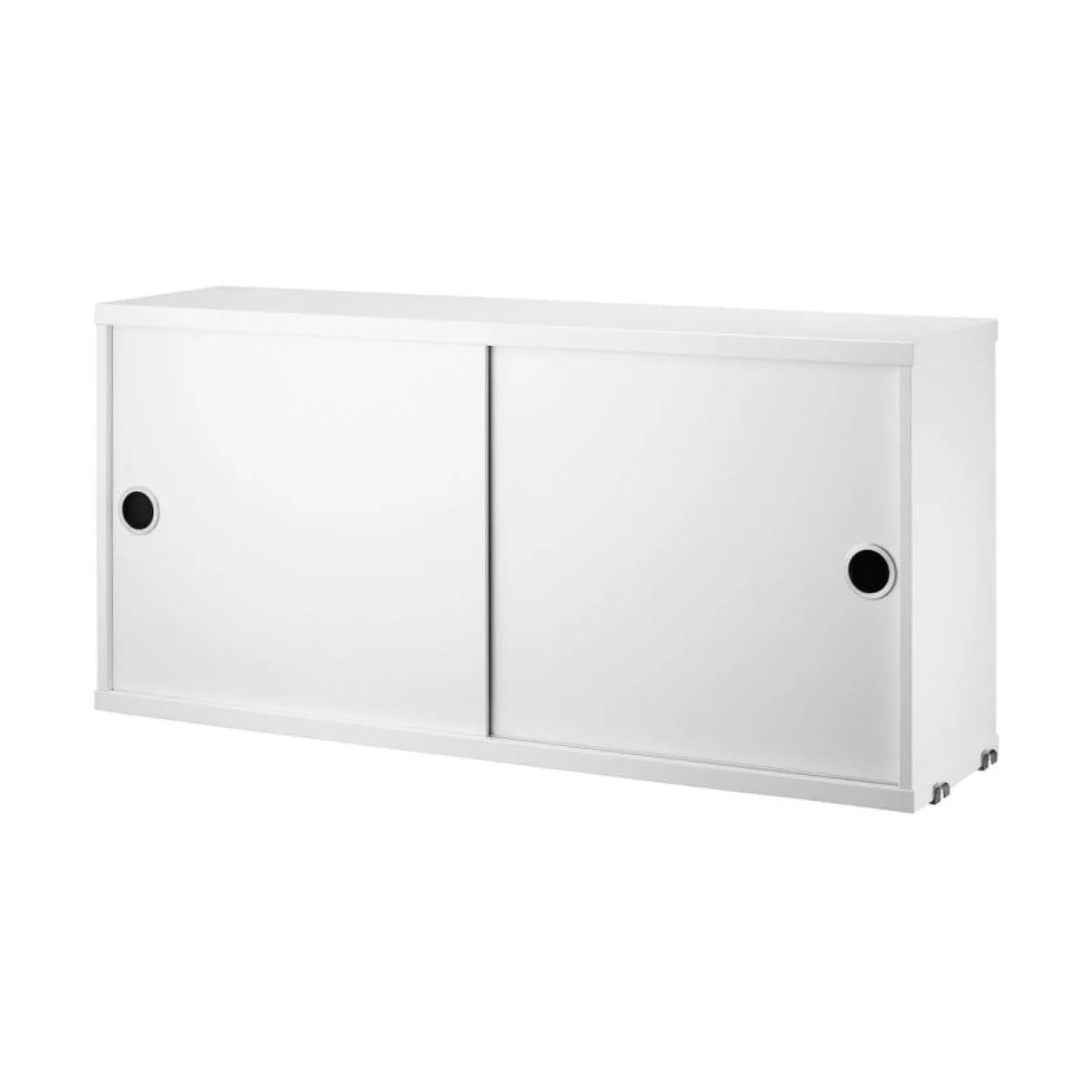 Skåp m skjutdörrar 78x30x42 målad