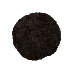 Stolsdyna Fårö fårskinn 34 cm mörkbrun