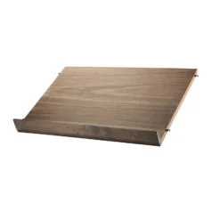 Tidskriftshylla Trä 58x30 valnöt