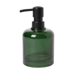 Tvålpump Glas mörkgrön