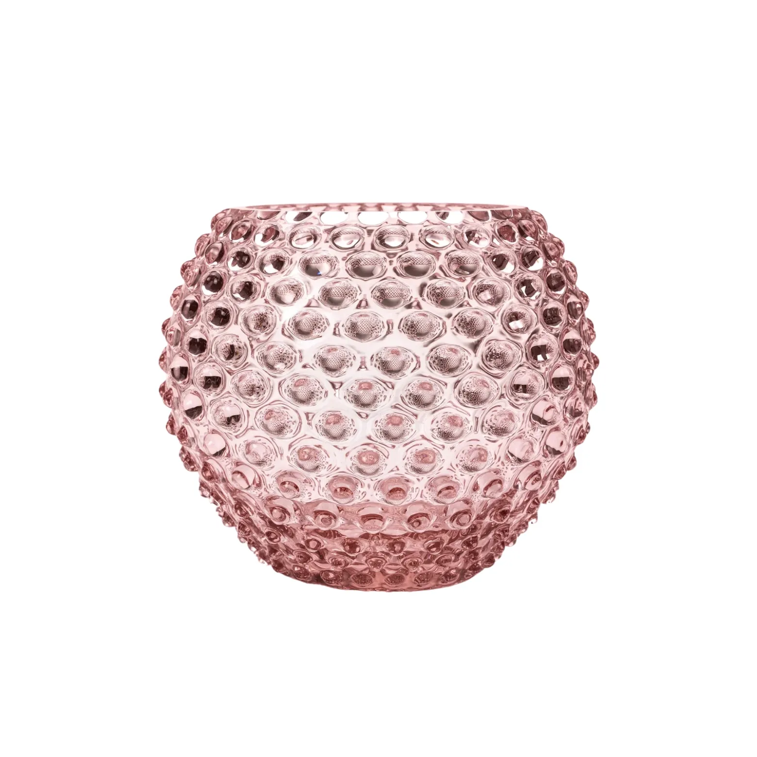 Vas Cara Kristall 18 cm rosa